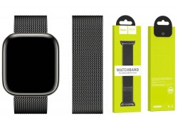 Ремешок для Apple Watch HOCO WA03 Ремешок из миланской стали серии Simple beauty (38-41 мм, черный)