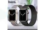 Ремешок для Apple Watch HOCO WA03 Ремешок из миланской стали серии Simple beauty (42-49 мм, черный)