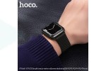 Ремешок для Apple Watch HOCO WA03 Ремешок из миланской стали серии Simple beauty (42-49 мм, черный)