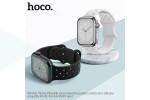 Ремешок для Apple Watch HOCO WA16 Flexible series bamboo pattern solid color silicone strap (42-49 мм, black)