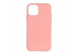 Чехол силиконовый для iPhone 14 (6,1) тонкий (бледно-розовый)