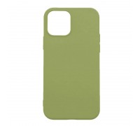 Чехол силиконовый для iPhone 14 Pro (6,1) тонкий (оливковый)