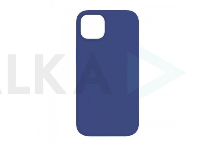Чехол силиконовый для iPhone 14 Pro (6,1) тонкий (синий)
