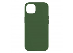 Чехол силиконовый для iPhone 14 Pro Max (6,7) тонкий (темно-зеленый)