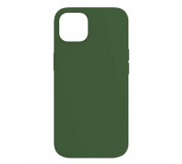 Чехол силиконовый для iPhone 14 Plus (6,7) тонкий (темно-зеленый)