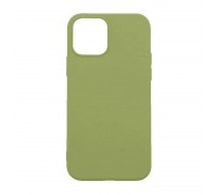Чехол силиконовый для iPhone 14 Plus (6,7) тонкий (оливковый)