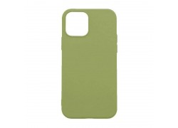 Чехол силиконовый для iPhone 14 Plus (6,7) тонкий (оливковый)