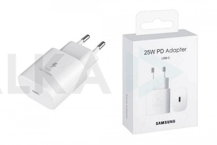 Сетевое зарядное устройство USB-C Samsung PD Adapter 25W (белый)