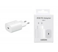 Сетевое зарядное устройство USB-C Samsung PD Adapter 45W (белый)Service Pack 100% (or.)