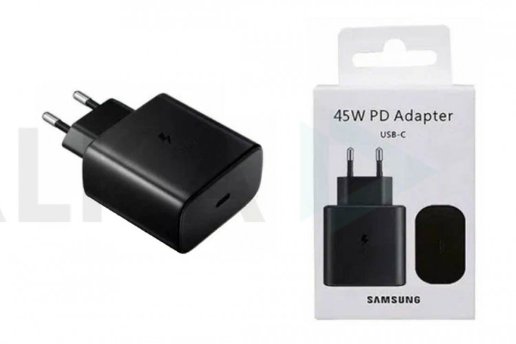 Сетевое зарядное устройство USB-C Samsung PD Adapter 45W (черный)