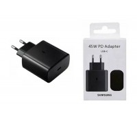 Сетевое зарядное устройство USB-C Samsung PD Adapter 45W (черный) Service Pack 100% (or.)