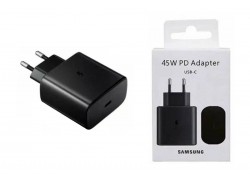 Сетевое зарядное устройство USB-C Samsung PD Adapter 45W (черный) Service Pack 100% (or.)