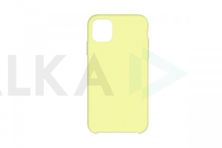 Чехол для iPhone 11 (6.1) Silicone Case Soft Touch (бледно-желтый) 51