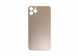 Задняя крышка (стекло) для iPhone 11 Pro Max (золото) легкая установка CE