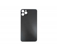 Задняя крышка (стекло) для iPhone 11 Pro Max (черный) легкая установка CE