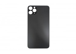 Задняя крышка (стекло) для iPhone 11 Pro Max (черный) легкая установка CE