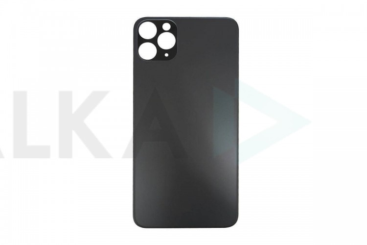 Задняя крышка (стекло) для iPhone 11 Pro Max (черный) легкая установка CE