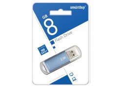 Флешка USB 2.0 Smartbuy 8 GB V-Cut Blue (SB8GBVC-B)