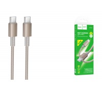 Кабель Type-C - Type-C HOCO X119 Energy 60W (золотой)