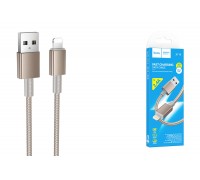 Кабель USB - Lightning HOCO X119 Energy (золотой)