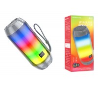 Портативная беспроводная колонка BOROFONE BR25 Crazy sound colorful luminous BT (серый)