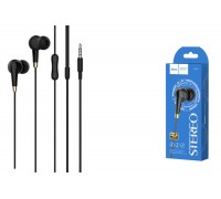 Наушники вакуумные проводные HOCO M58 Amazing universal earphones (черный)