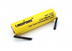 Аккумулятор 14500 (1100mAh, 5С) с контактами