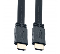 Кабель HDMI-HDMI (V1.4) PERFEO HDMI A вилка - HDMI A вилка, плоский, ver.1.4, длина 2 м. (H1302)