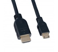 Кабель HDMI Mini - HDMI PERFEO HDMI A вилка - HDMI C (mini HDMI) вилка, ver.1.4, длина 2 м. (H1101)