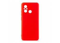Чехол для Xiaomi Redmi 12C тонкий (красный)