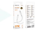 Кабель USB Type-C - Lightning BOROFONE BX116 Certain PD (белый) 1м