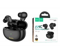 Наушники вакуумные беспроводные HOCO EQ17 Praise ANC noise cancelling (полуночный черный)