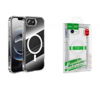Чехол для телефона iPhone 16е HOCO Magnetic airbag anti-fall protective shell (прозрачный)