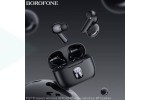 Наушники вакуумные беспроводные BOROFONE FQ7 Treasure ANC+ENC (черный)