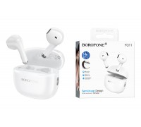 Наушники вакуумные беспроводные BOROFONE FQ11 Sound (белый)