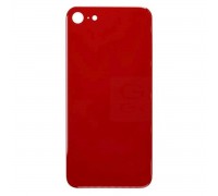 Задняя крышка (стекло) для iPhone 8 (4.7) (красный) легкая установка CE