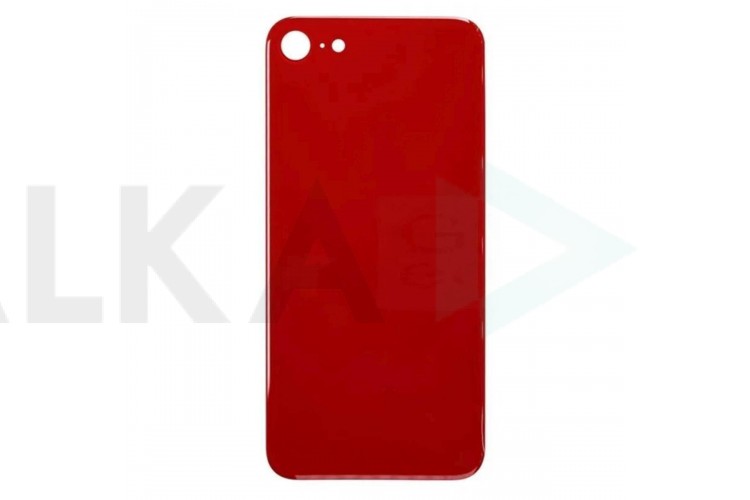 Задняя крышка (стекло) для iPhone 8 (4.7) (красный) легкая установка CE