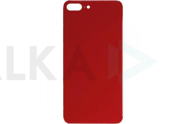 Задняя крышка (стекло) для iPhone 8 Plus (5.5) (красный) легкая установка CE