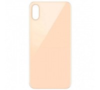 Задняя крышка (стекло) для iPhone XS (золото) легкая установка CE
