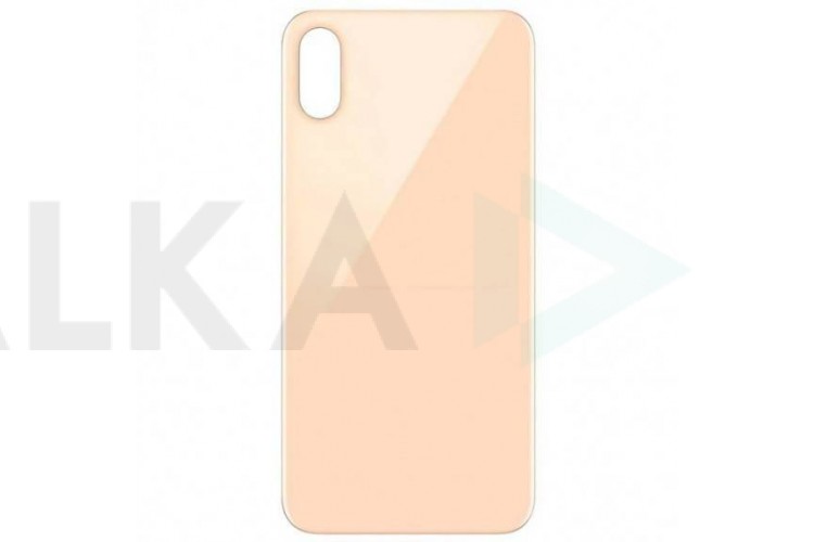 Задняя крышка (стекло) для iPhone XS (золото) легкая установка CE