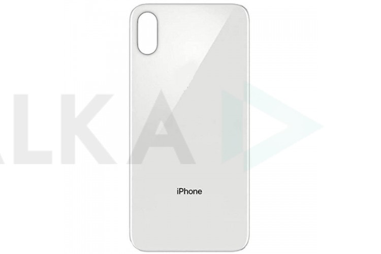 Задняя крышка (стекло) для iPhone XS (белый) легкая установка CE