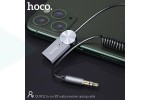 Bluetooth адаптер для автомагнитолы HOCO DUP02  spring cable (AUX-USB)