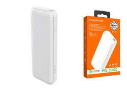 Универсальный дополнительный аккумулятор Power Bank BOROFONE BJ1A PD+QC 3.0 (20000 mAh) (белый)