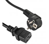 Кабель питания сетевой C19 до 2500W для блоков питания 1.8м