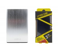 Кейс для HDD/SSD 2.5'' USB3.0 - SATA металл (S2509U3_Silver)