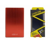Кейс для HDD/SSD 2.5'' USB3.0 - SATA металл (S2509U3_Red)