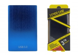 Кейс для HDD/SSD 2.5'' USB3.0 - SATA металл (S2509U3_Blue)
