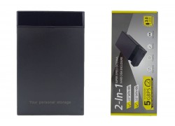 Кейс для HDD 3.5'' USB3.0 - SATA пластик (S356U3_Black)