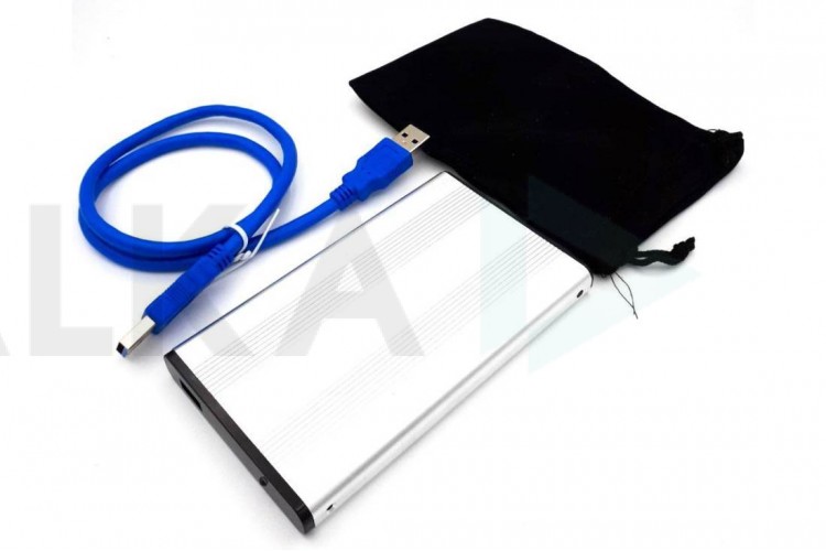 Кейс для HDD/SSD 2.5'' USB3.0 - SATA металл (S254U3_Silver)