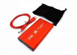 Кейс для HDD/SSD 2.5'' USB3.0 - SATA металл (S254U3_Red)